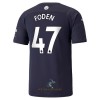 Officiële Voetbalshirt Manchester City Phil Foden 47 Derde 2021-22 - Heren